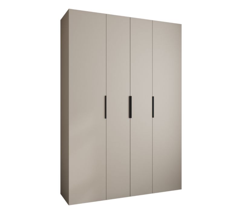 Szafa uchylna Garderoba COMO 4 170 (kaszmir/czarny)