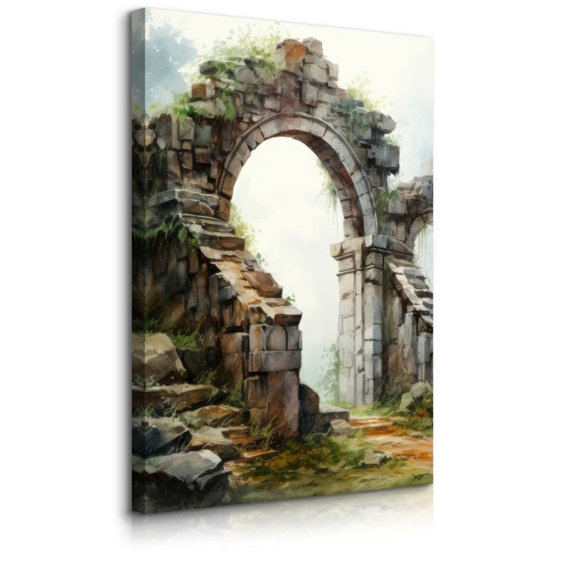 Obraz Muralo Na Płótnie Kamienny Łuk Krajobraz Do Salonu 40x60 cm 1 szt.