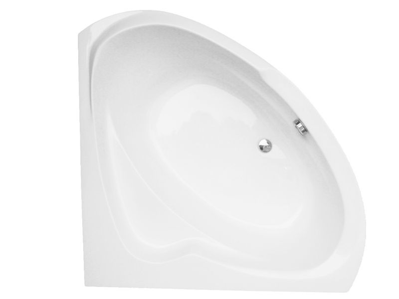 Wanna narożna asymetryczna 150 x 150 cm bez obudowy z syfonem Laminart 1 szt.