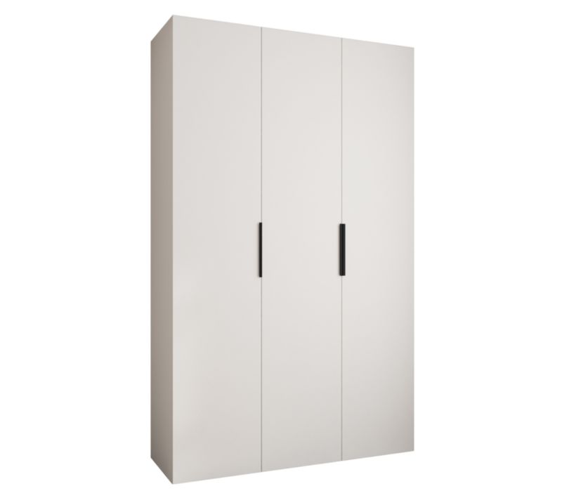 Szafa uchylna Garderoba COMO 4 150 (biały/czarny)