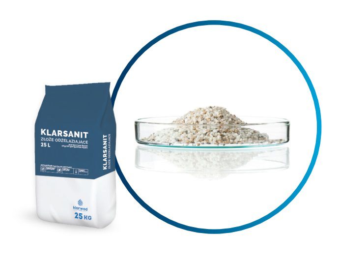 Złoże filtracyjne Klarwod Klarsanit 25 kg 1 worek
