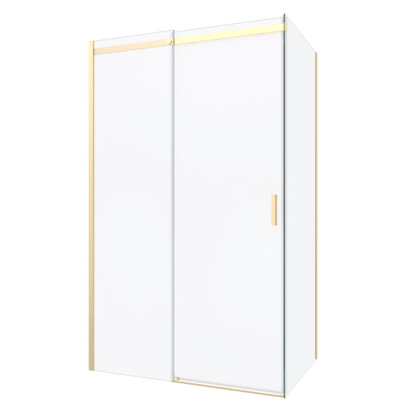 Kabina prysznicowa SEVANTE SORRENTO 120x80 prostokątna przesuwna złota 1 szt.
