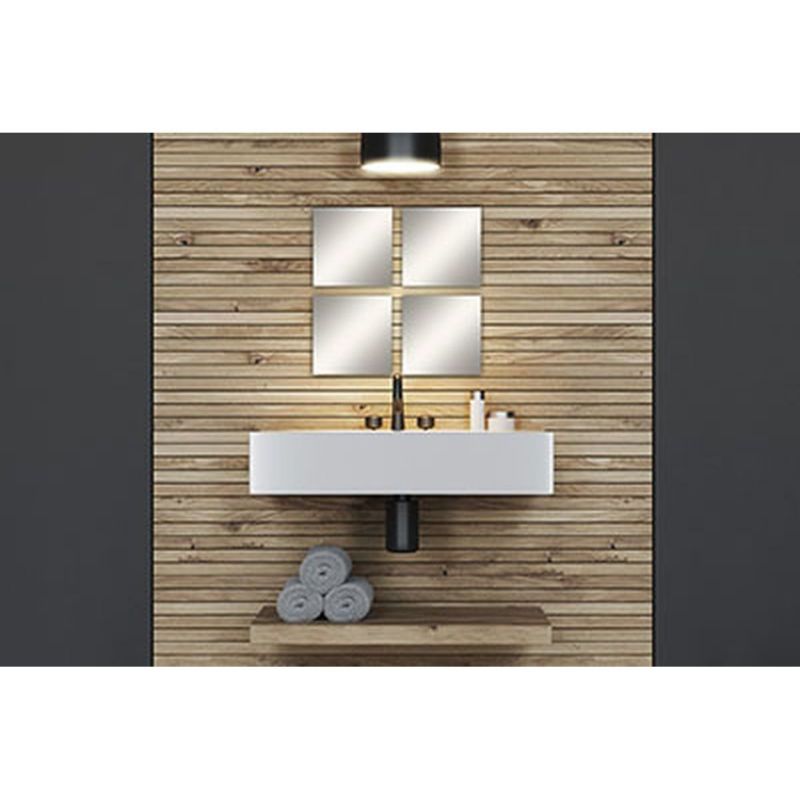 Lustra samoprzylepne Levi Squar Tendance przezroczyste 20 cm 4 szt.