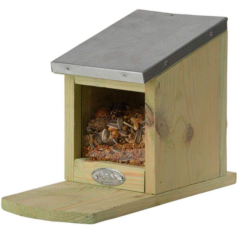 Karmnik dla wiewiórek domek Esschert Design brązowy drewniany 12,6x25,4xh18,9 cm 1 szt.