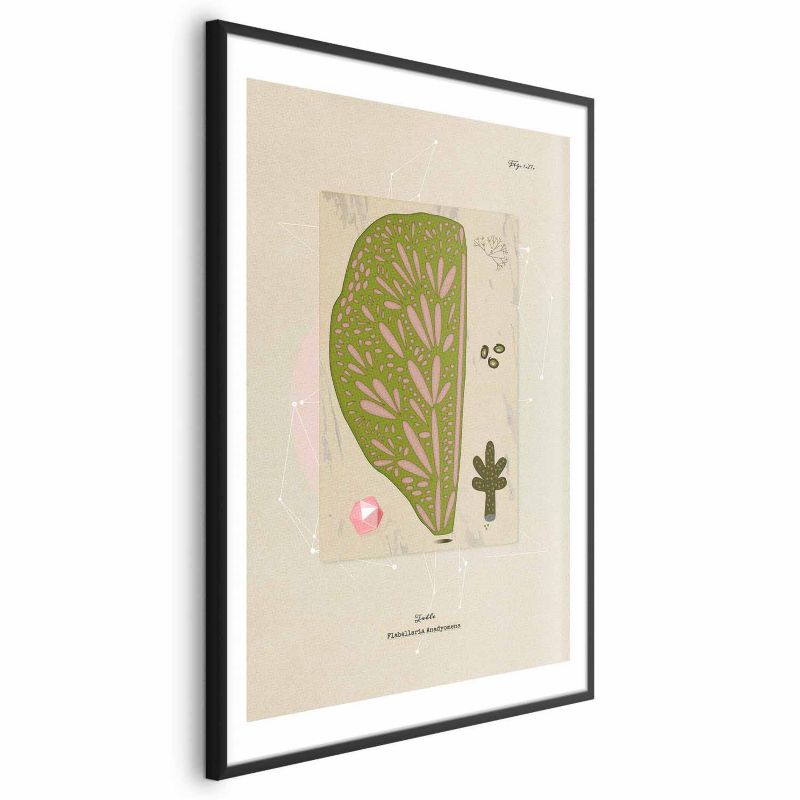 Plakat Artgeist Abstrakcyjne drzewo 21x30 cm z ramą czarną 1 szt