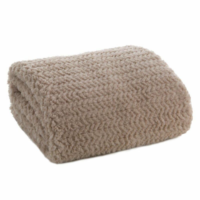 Koc LARIS Eurofirany 130x170 cm beżowy miękki gruby 1 szt.