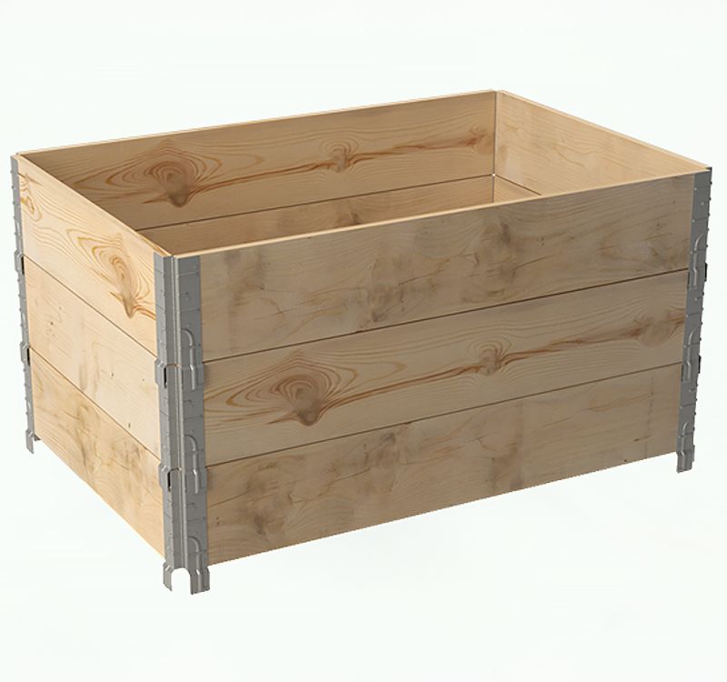 Skrzynka nadstawka paletowa warzywniak drewniany 3szt 120x80x20cm