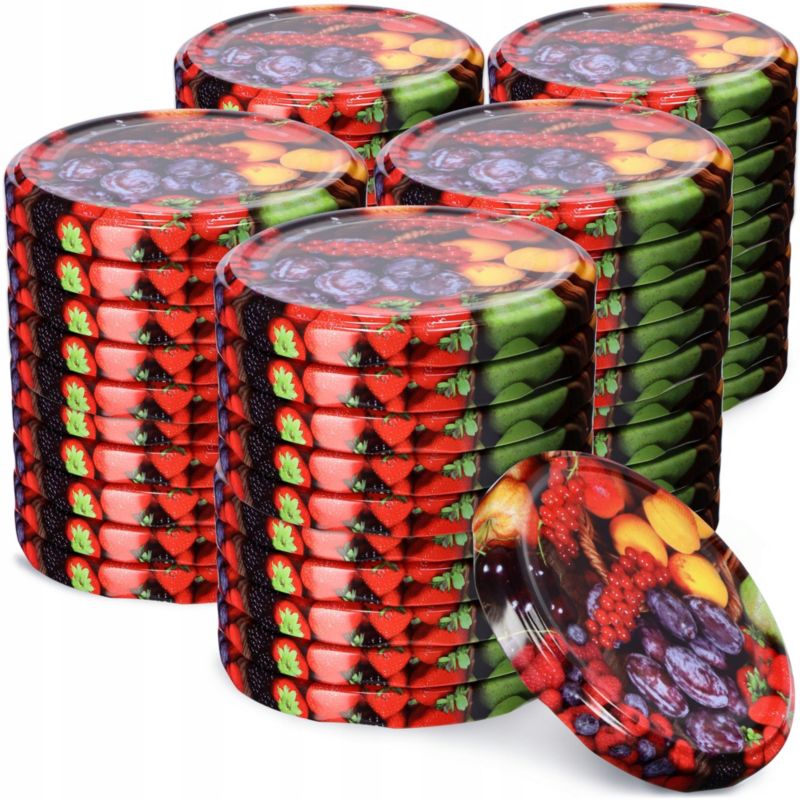 Zakrętki KADAX Do Słoików Fi 82 Nakrętki Na Słoiki Wieczka Przetwory 50szt