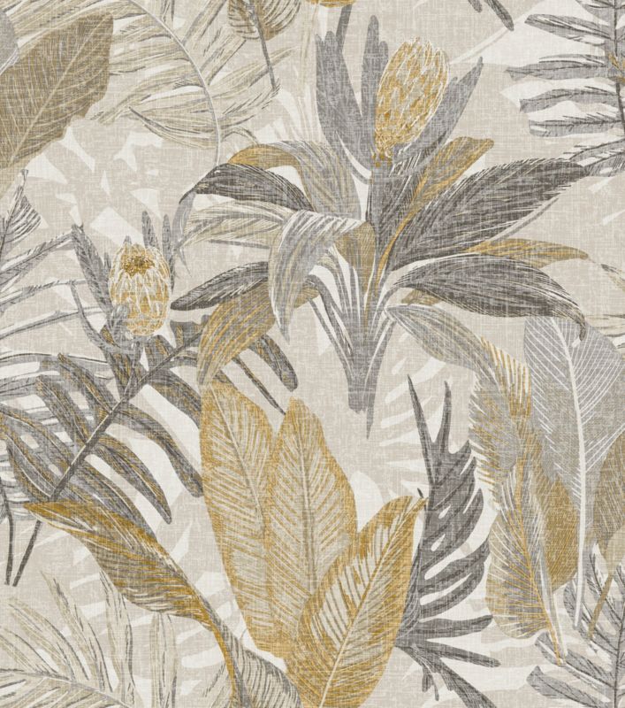 Tapeta Sanders & Sanders przejrzeć beżowym,szarymIżółtym 53 cm x 10 m - 1 rol.