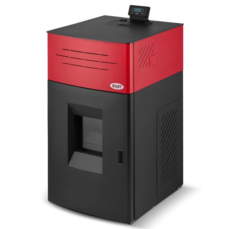 Piec SAHARA 21 BLIST kominek kocioł CO na pellet z płaszczem wodnym Czerwony A++ 1 szt.