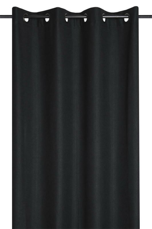 Zasłona PORTLAND STOF 140x260 cm czarna zaciemniająca 1 szt.