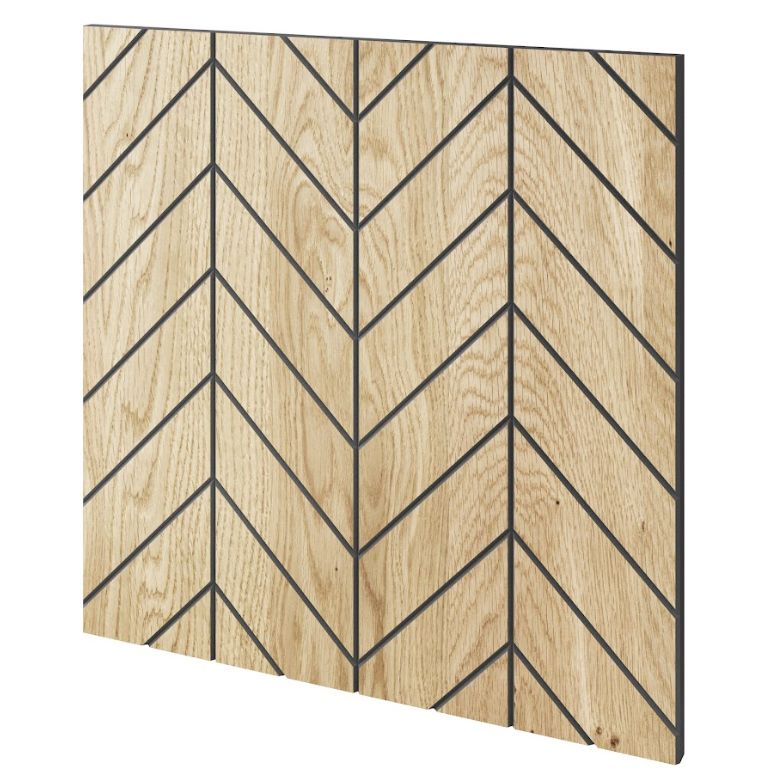 Panel frezowany fornir naturalny dębowy LAMELE3D Versailles 1 szt