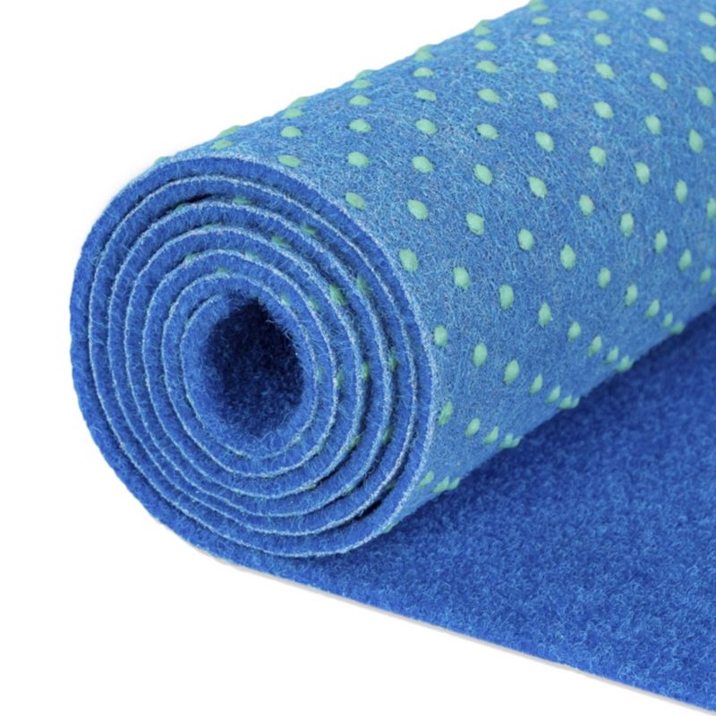 Sztuczna trawa 6 mm szer. 2 m Solid Mazovia Wodoodporna Mata na Balkon Taras do Ogrodu Antypoślizgowa Niebieska Odporna UV, 1mb