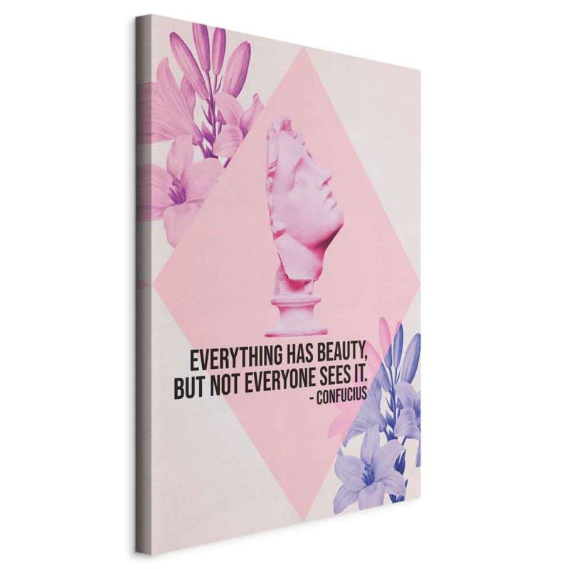 Obraz Artgeist Konfucjusz o Pięknie 80 x 120 cm płótno włoskie 1 szt