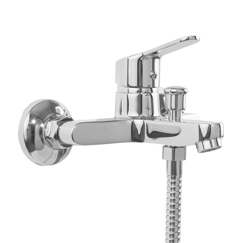 Bateria wannowa ASTAT-W-CHR - Yoka Home ścienna chrom - 1 szt.