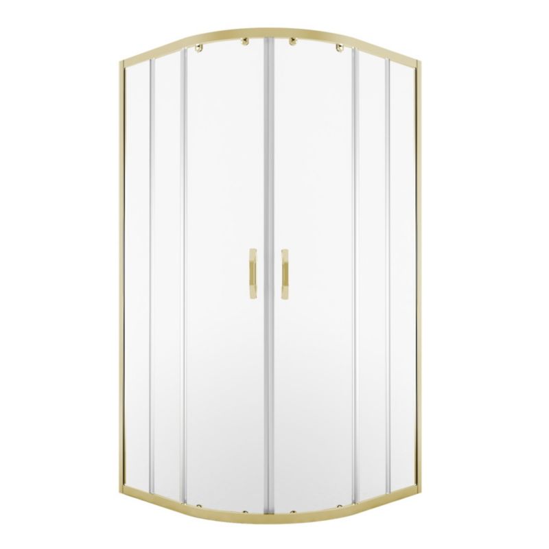 Kabina prysznicowa AQUALITY Durasan 78-100 x 78-100 złota półokrągła 1szt.