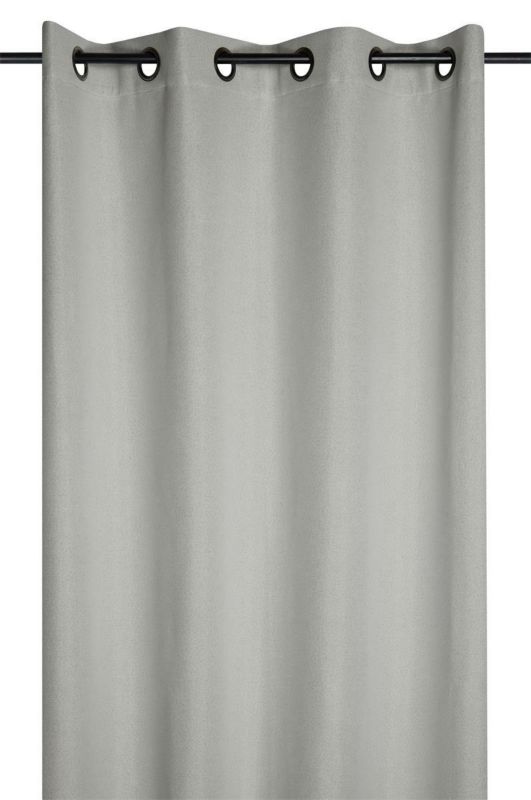 Zasłona PORTLAND STOF 140x260 cm jasnoszara zaciemniająca 1 szt.