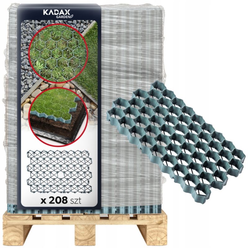 Kratka Parkingowa KADAX Trawnikowa 60x40cm 208szt. 52m2 8szt.