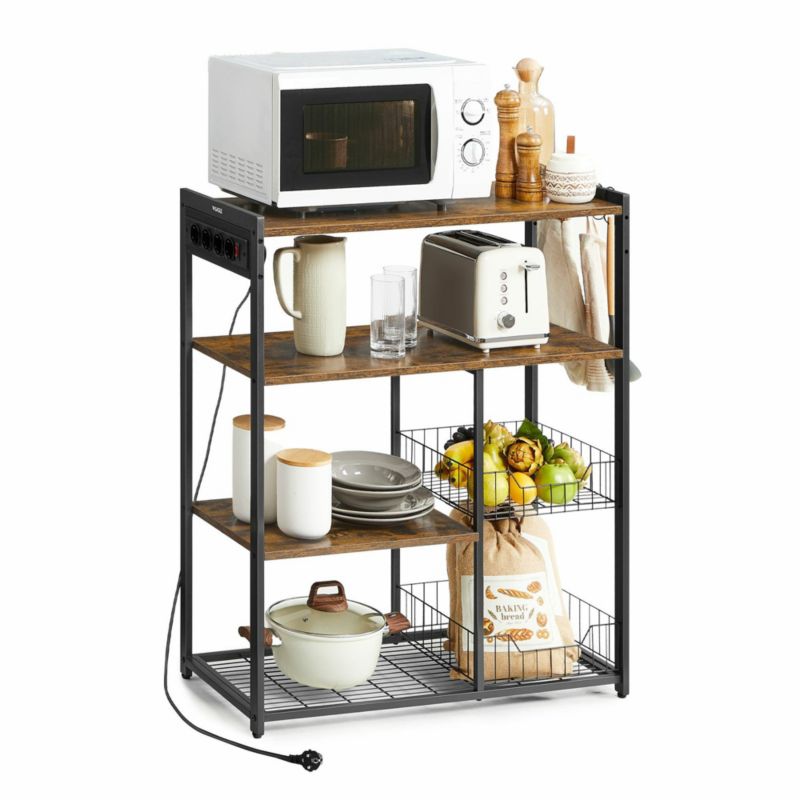 Szafka kuchenna Songmics z 4 gniazdkami 1 szt.