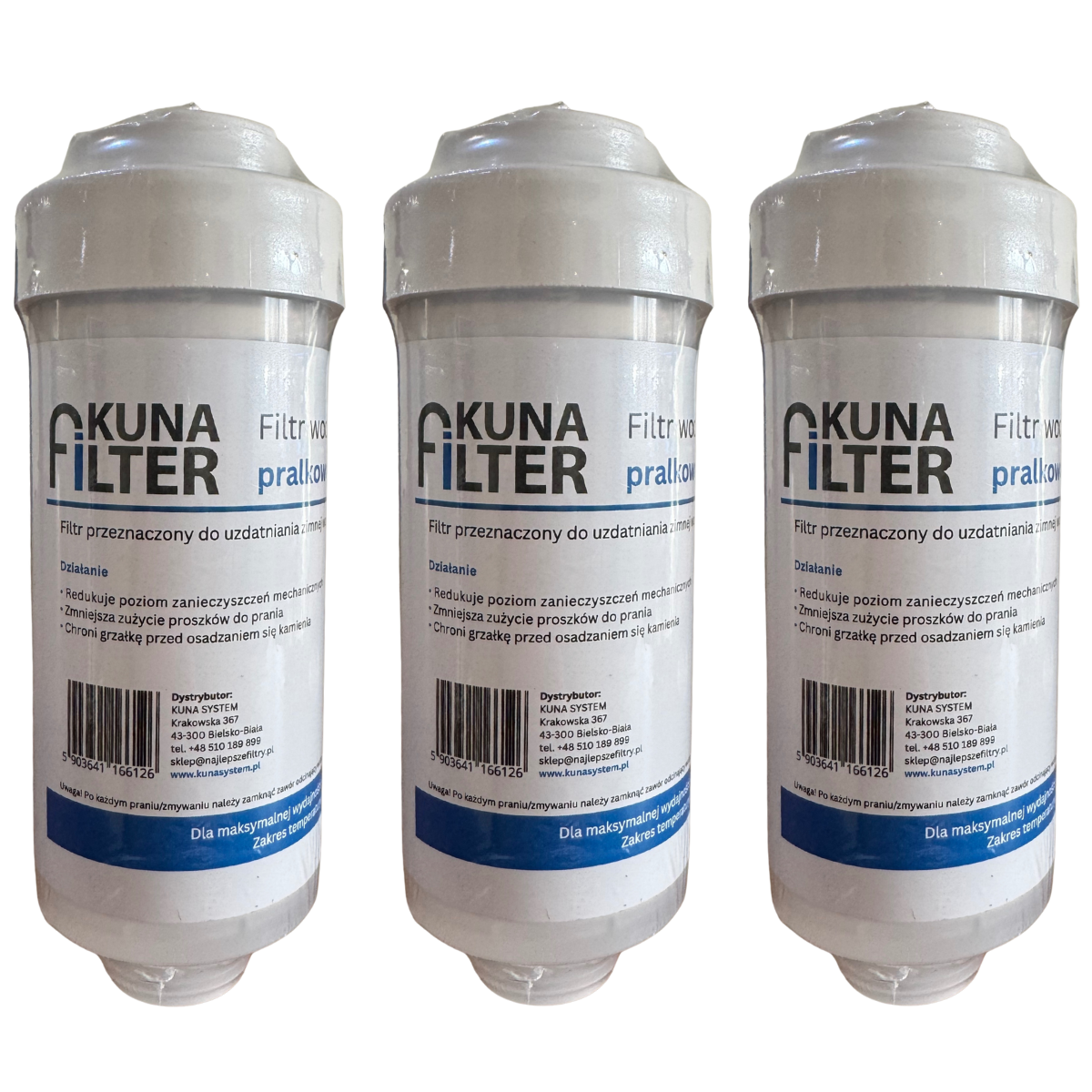 Filtr pralkowy, zmywarkowy. 3 sztuki! Przedłuż żywotność sprzętu AGD. Filtr do wody z kamieniem.
