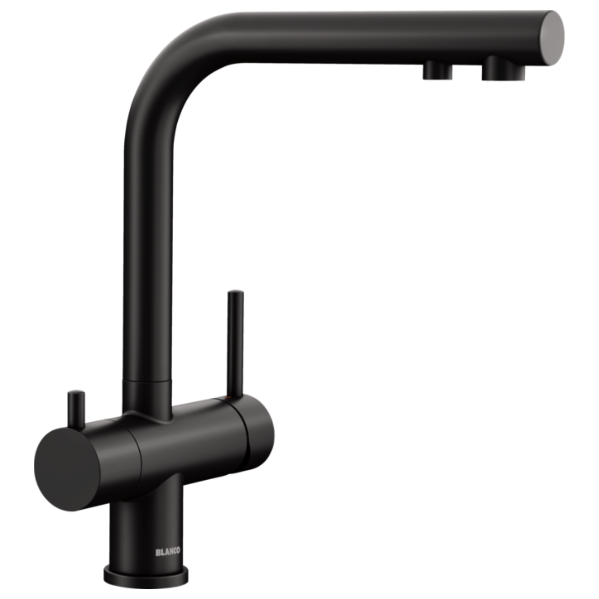 Bateria trójdrożna Blanco Fontas II Filter w czarny mat.