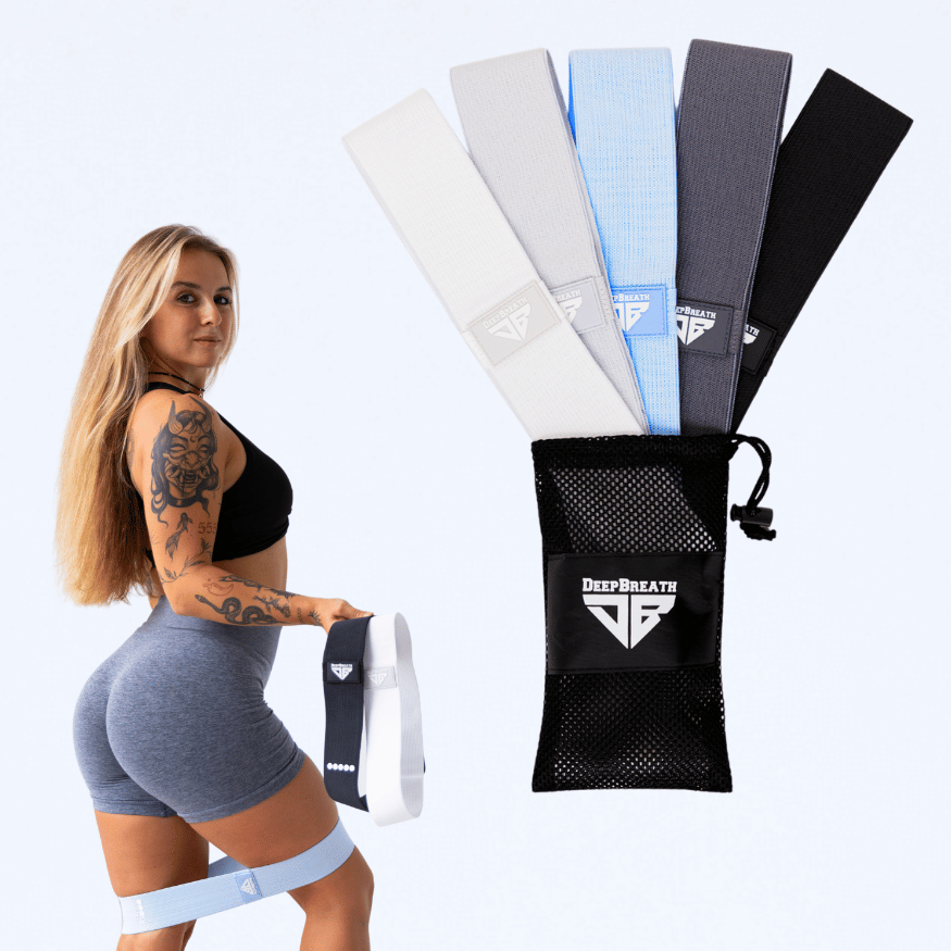 Materiałowe gumy do ćwiczeń - Deep Ocean Mini Band - Deep Breath