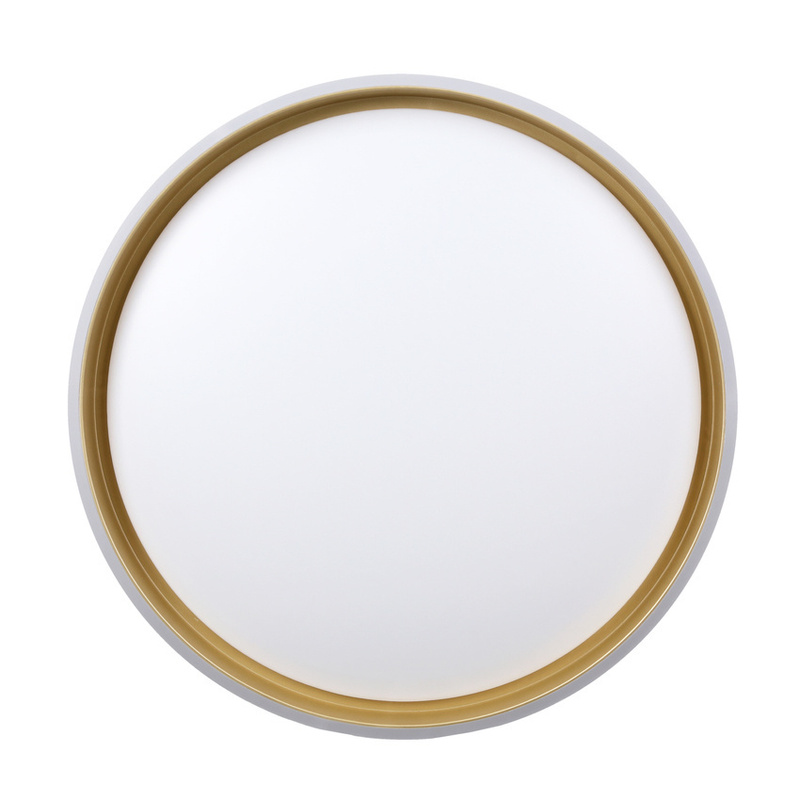 Biały plafon sufitowy LED 24W 38 cm do salonu FLORIDA