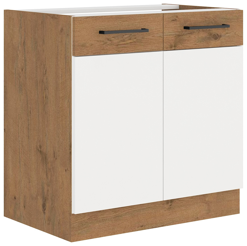 Szafka pod zlewozmywak 80 cm dąb lancelot VIKI