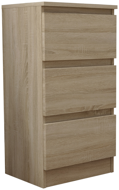 Mała komoda dąb sonoma z szufladami AMPARO