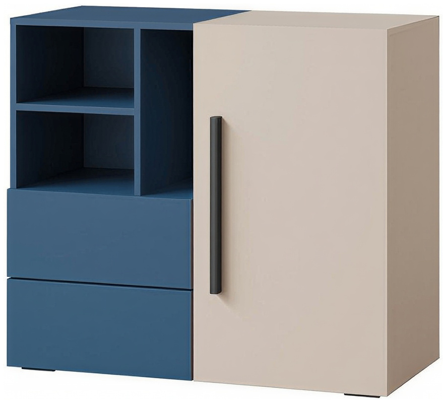 Mała komoda 90 cm młodzieżowa z szufladami LUMI kaszmir