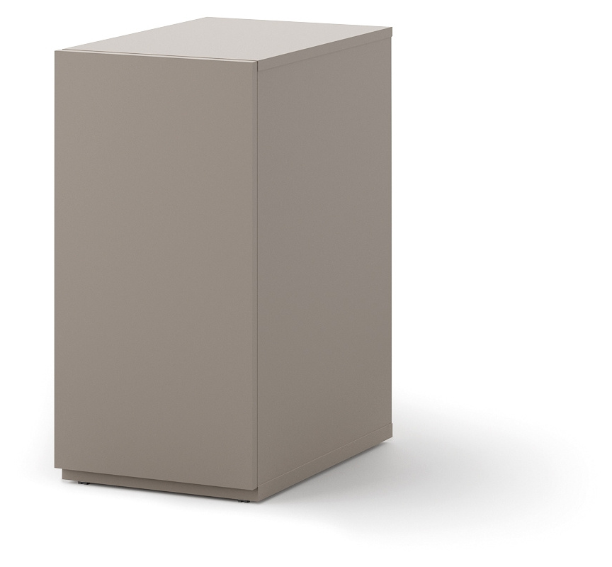 Kontenerek biurowy 34 cm pod biurko WOOW szary