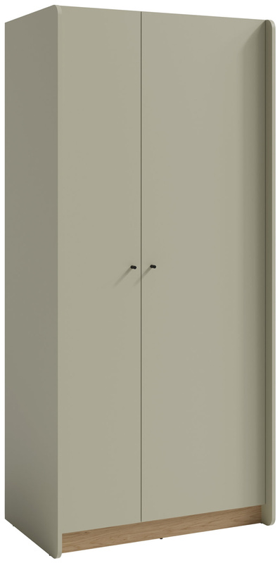 Nowoczesna szafa młodzieżowa uchylna 90 cm ALDENO eukaliptus