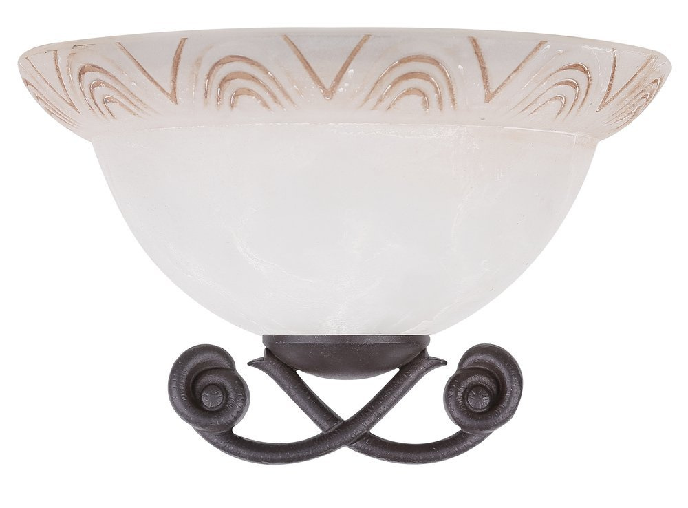 Szklany plafon ścienny 1-punktowy do salonu GIO