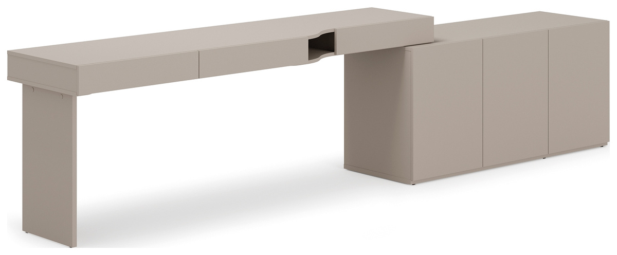 Zestaw mebli WOOW komoda i biurko lewe do pokoju młodzieżowego