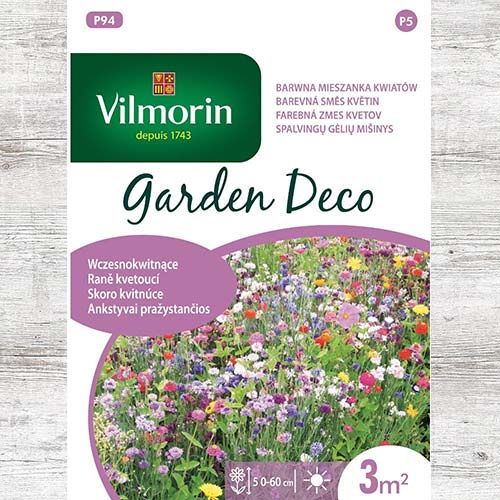 1 szt, Mieszanki kwiatów wczesnokwitnące - Nasiona: Ilość w opakowaniu: 6 g