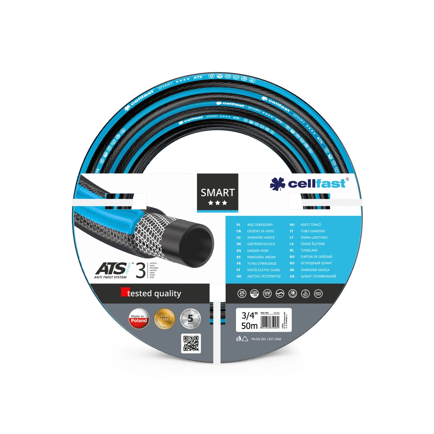 Cellfast Wąż ogrodowy SMART ATS 19 mm (3/4") 25 m