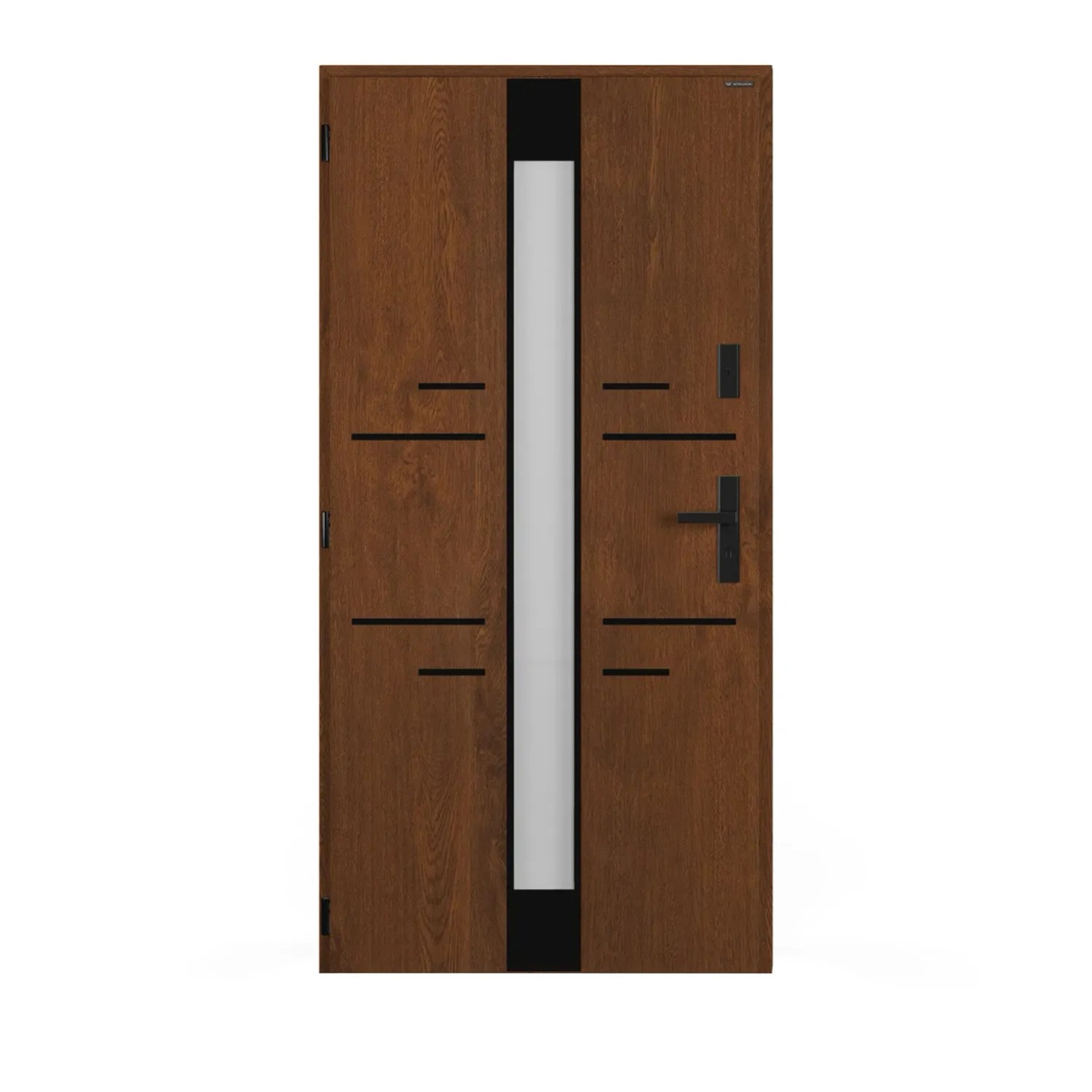Wiśniowski Drzwi zewnętrzne TROPO LUSTRO Orzech 90L