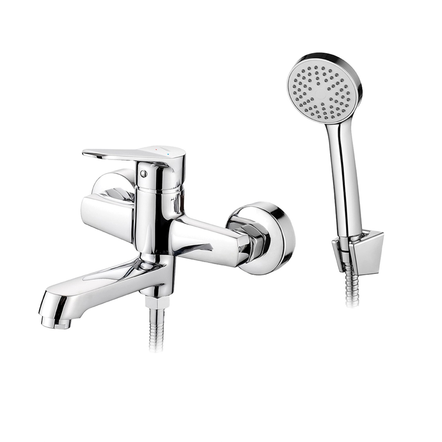 Kuchinox Bateria wannowa ścienna z zestawu natryskowego Atez chrom