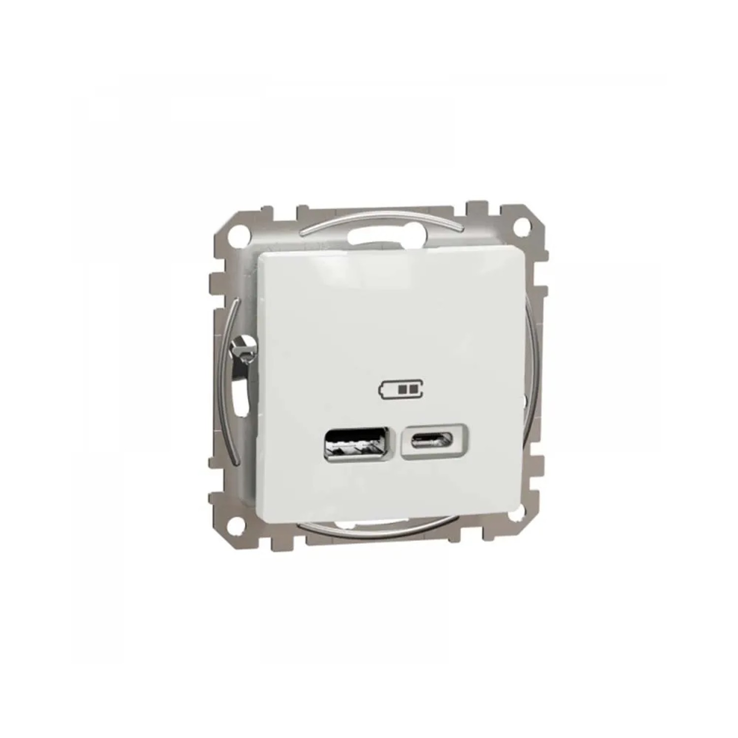 Schneider Electric Gniazdo Sedna D&E USB A+C białe