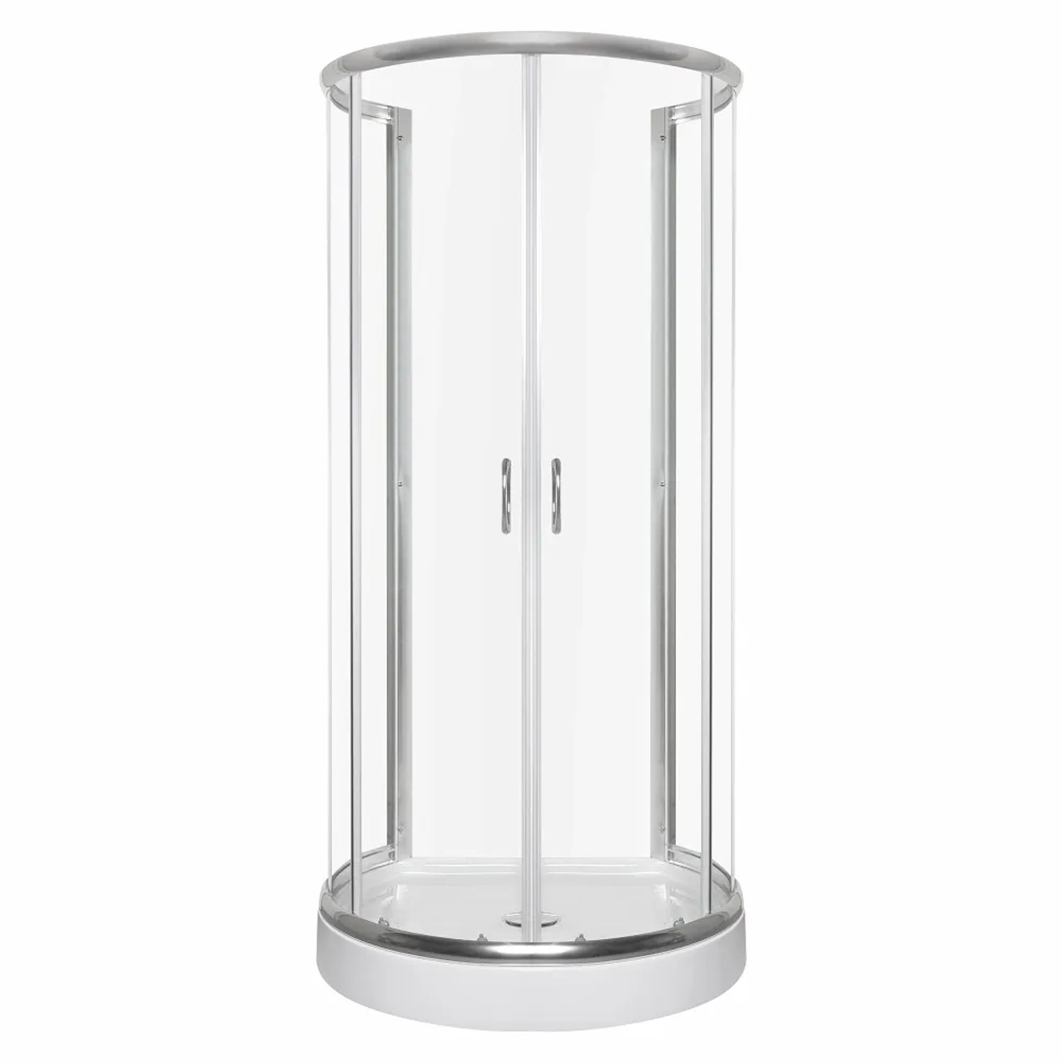 Kabina prysznicowa Vibe 100 x 86 chrom z brodzikiem