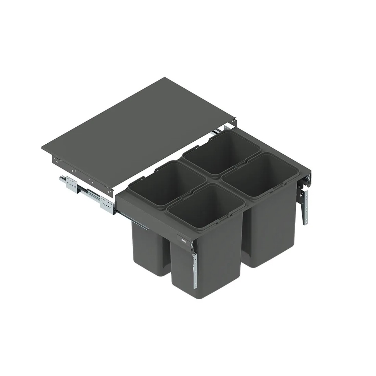 Rejs Pojemnik na odpady Segrego 80 H=42,5 L=48 cm grafit