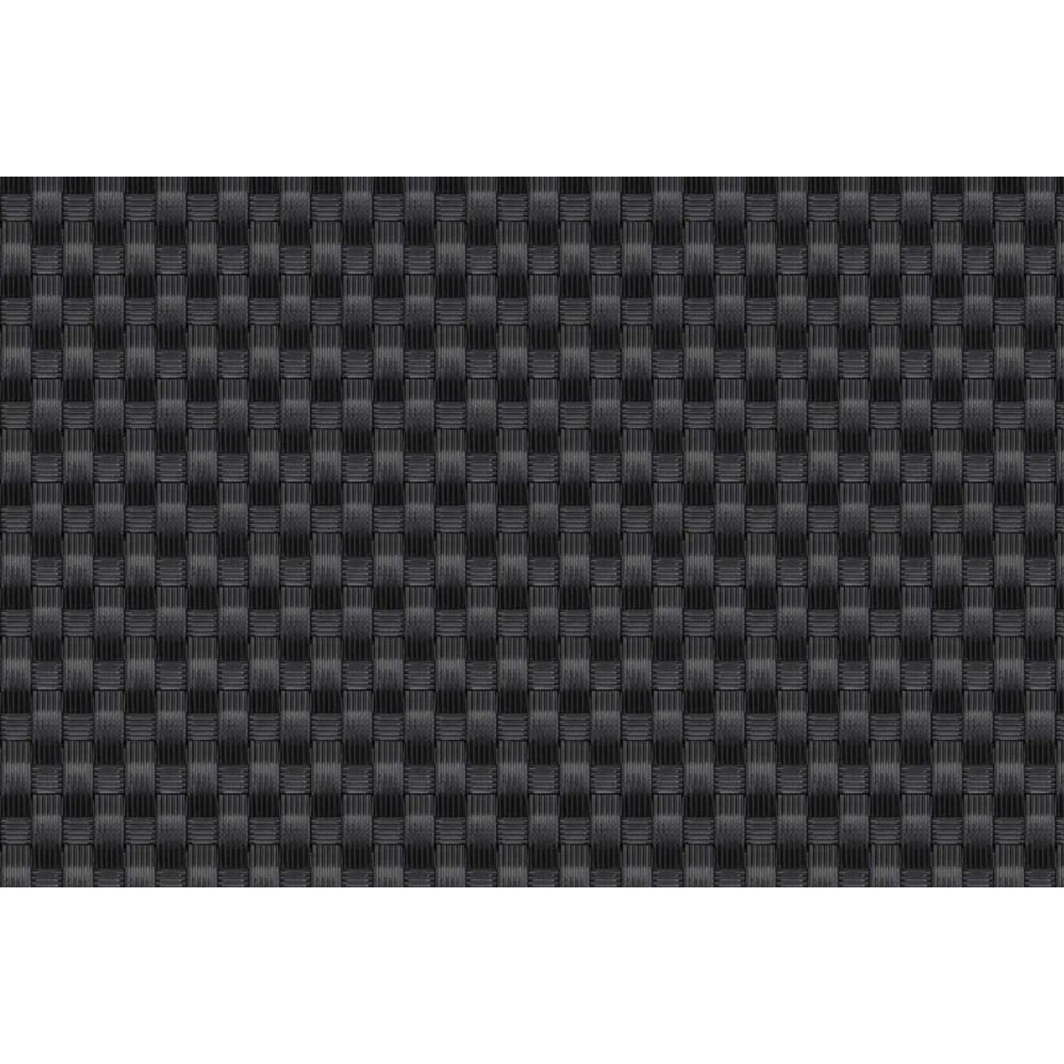 Mata rattanowa na wymiar czarna - 10 x 100 cm