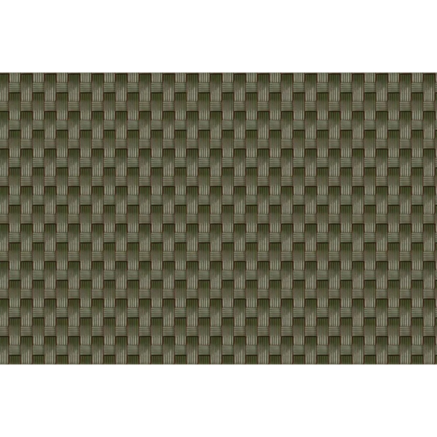 Mata rattanowa na wymiar zielona - 10 x 90 cm