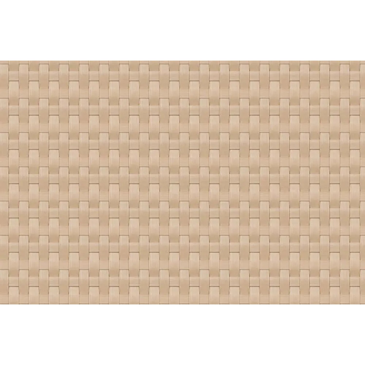 Mata rattanowa na wymiar beżowa - 10 x 110 cm