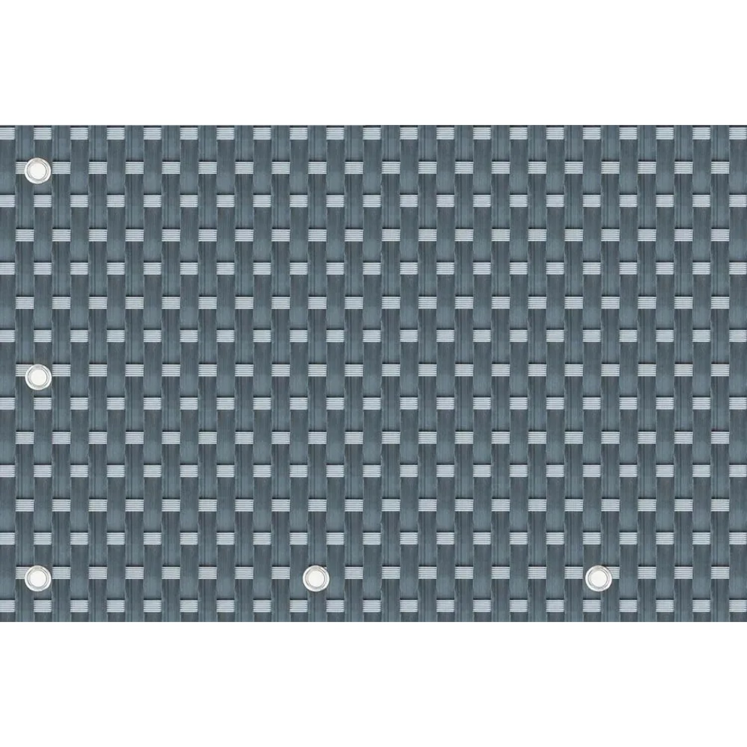 Mata rattanowa na wymiar mix grafitowy - 10 x 90 cm