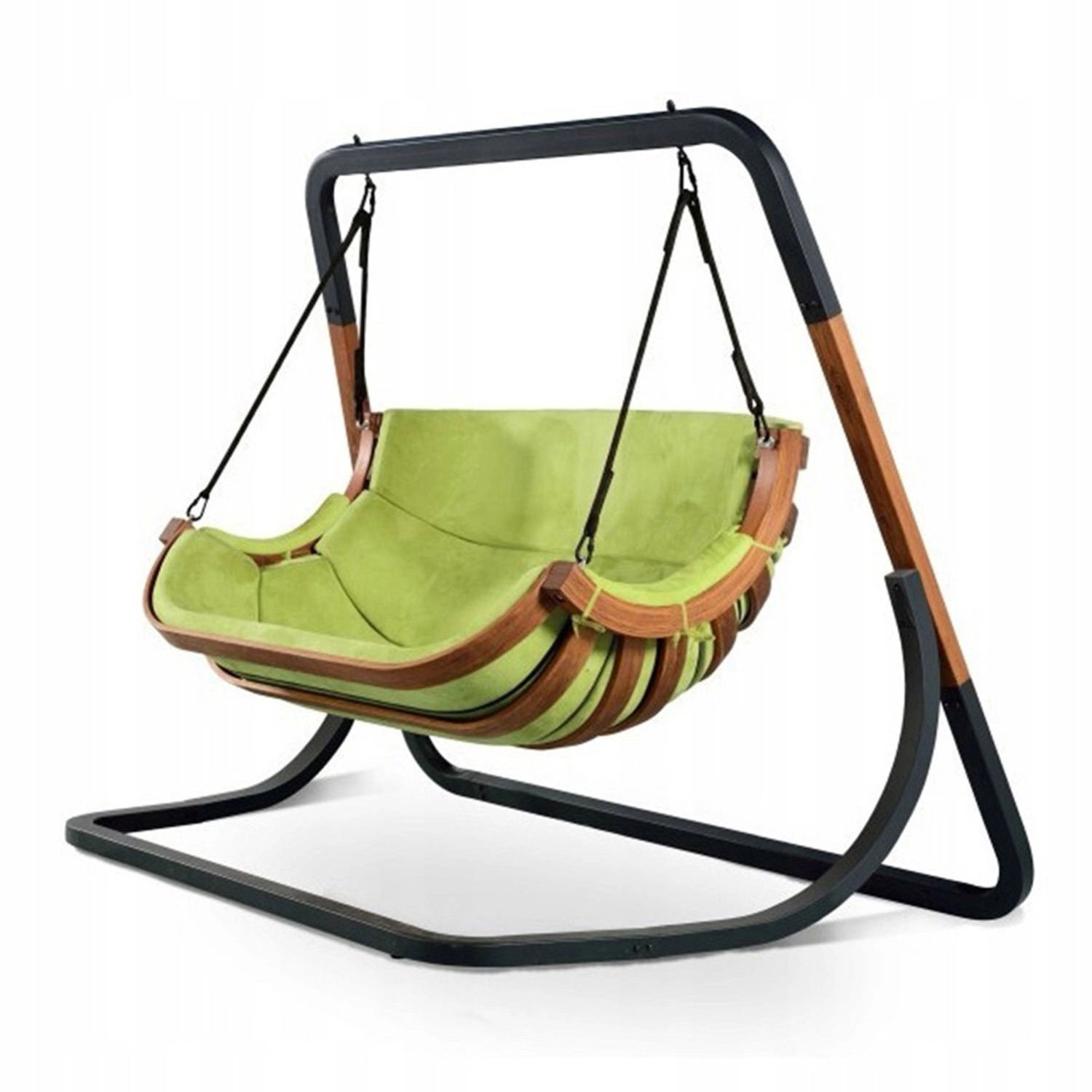 Huśtawka ogrodowa ALPHA zielona 2-osobowa