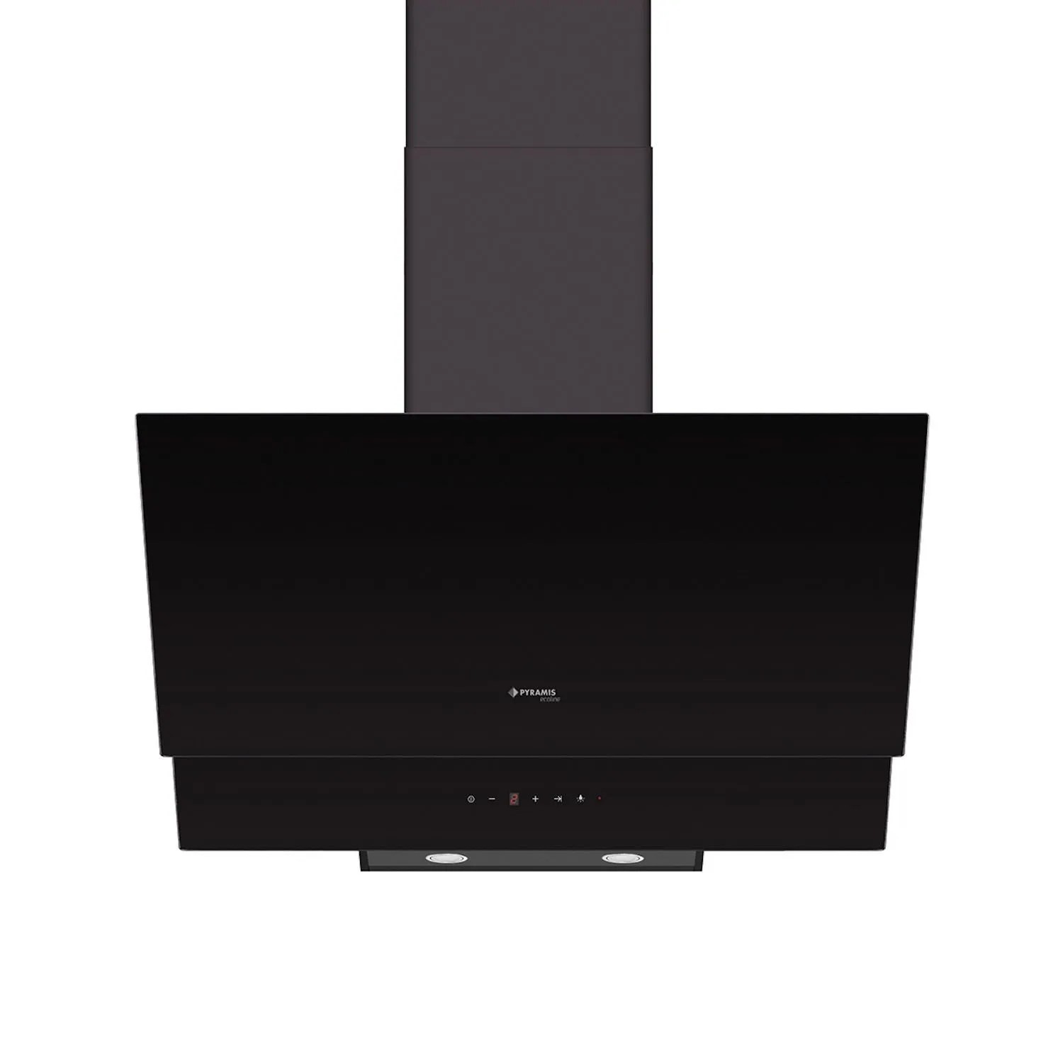 Pyramis Okap kominowy LIVELO czarny 60 cm