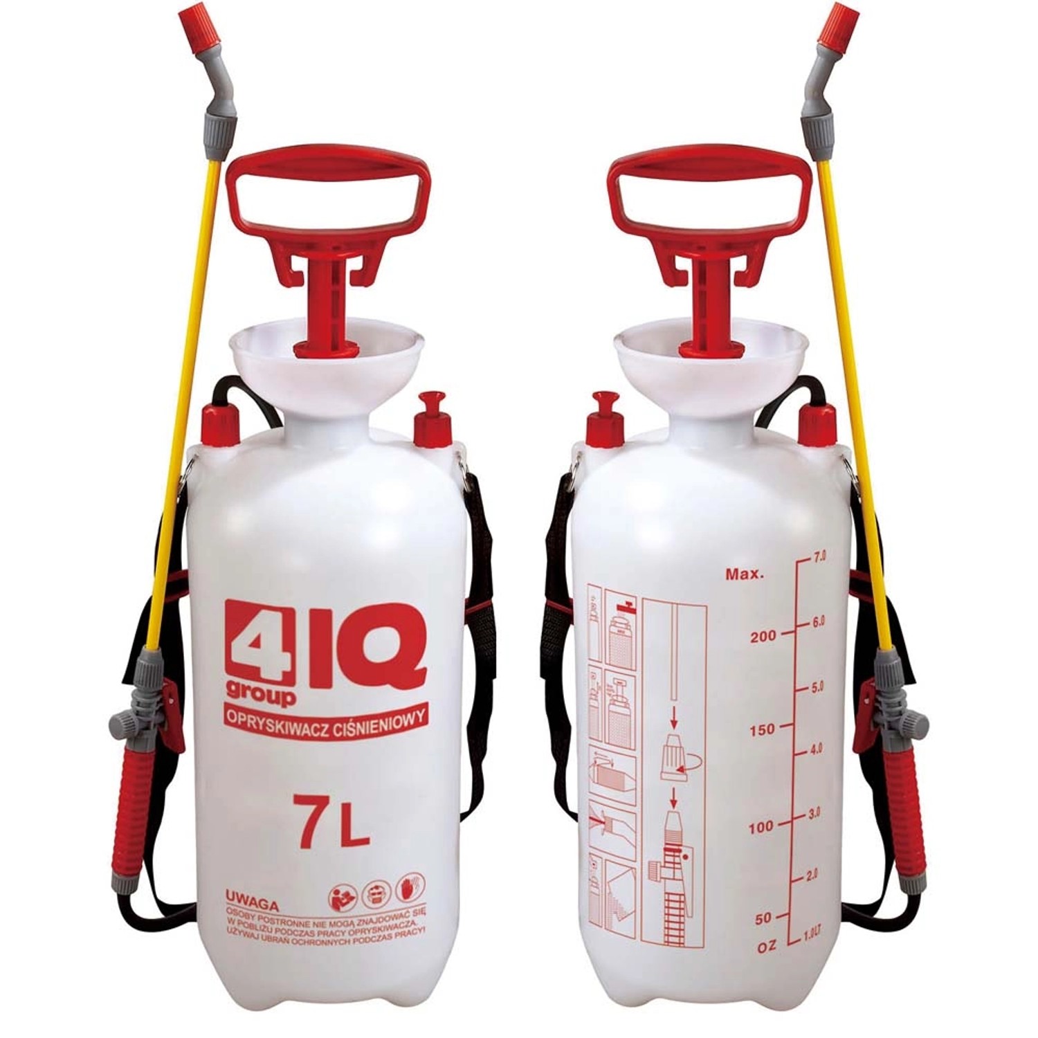4IQ Opryskiwacz ciśnieniowy 7 litrów