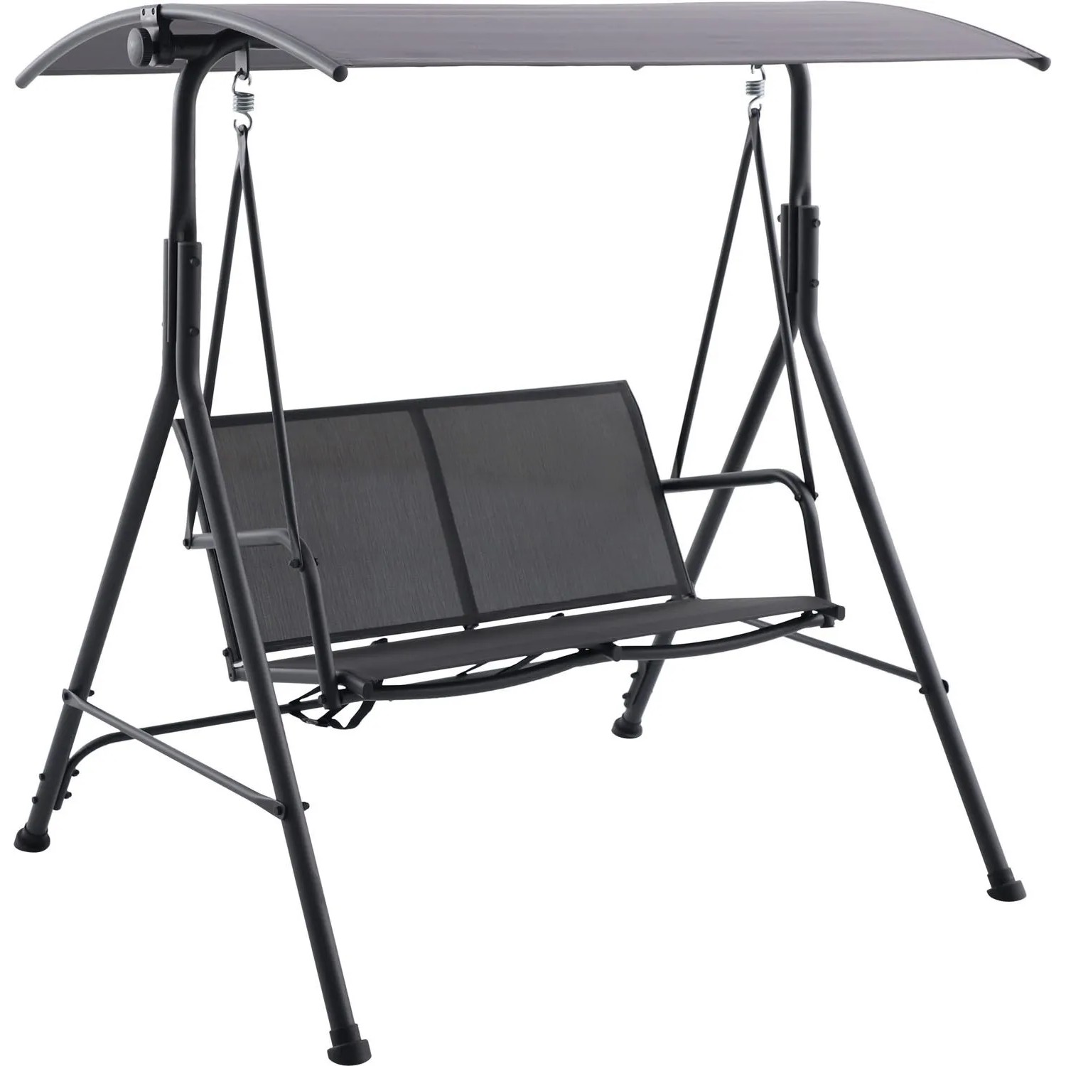 Huśtawka ogrodowa APANGO antracyt 2-osobowa