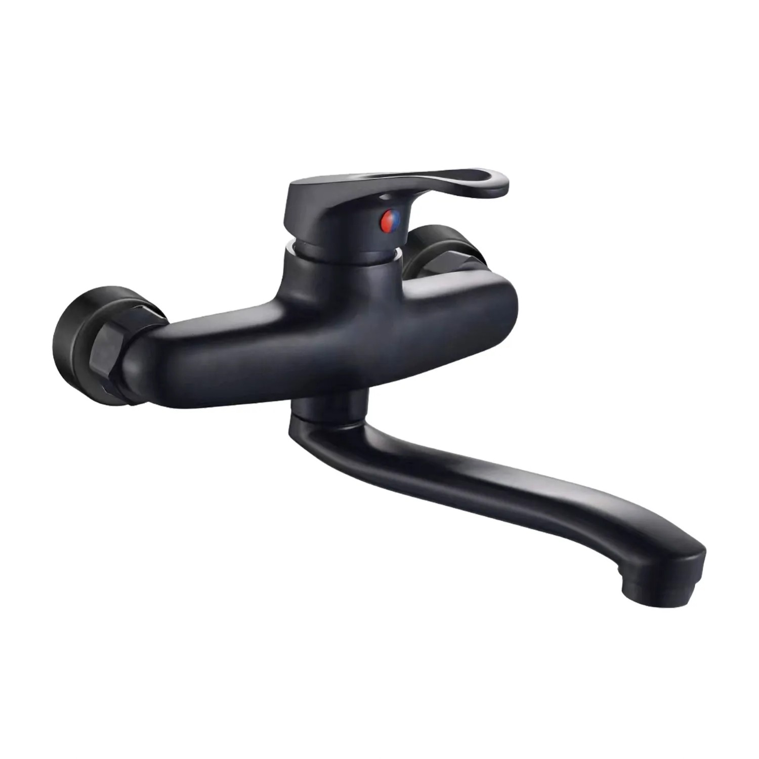 Breezz Bateria umywalkowa ścienna Cora czarna